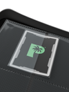 PALMS OFF GAMING STEALTH SERIES 12 POCKET BLACK ZIP TRADING CARD BINDER