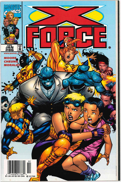 X-FORCE (1991) #86 NEWSSTAND EDITION