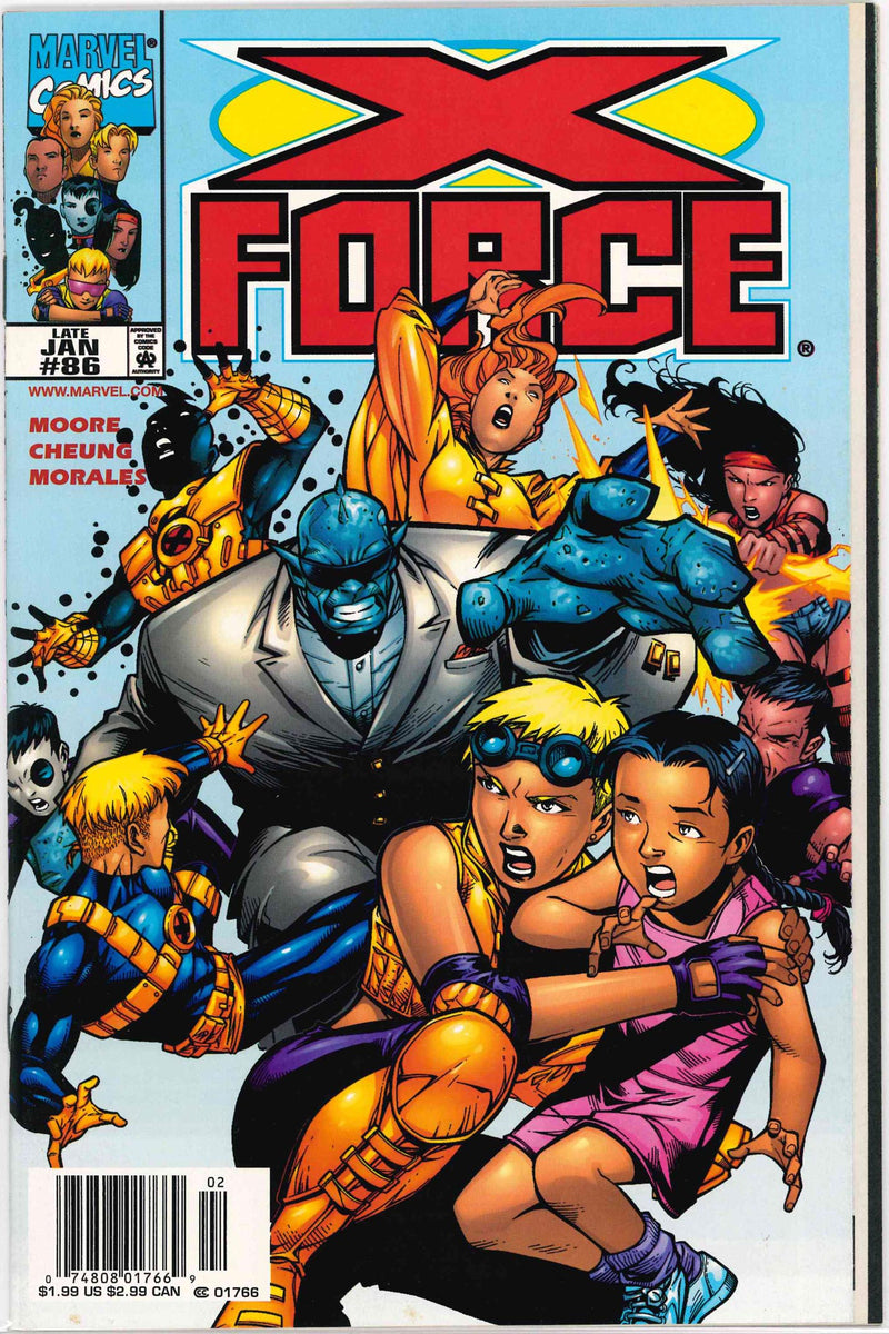 X-FORCE (1991) #86 NEWSSTAND EDITION