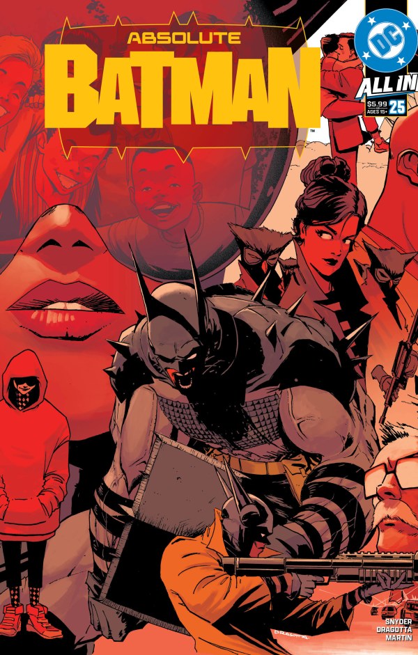 ABSOLUTE BATMAN (2024) #25 CVR A NICK DRAGOTTA GATEFOLD TRIPTYCH