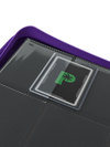 PALMS OFF GAMING COLLECTORS SERIES 9 POCKET PURPLE ZIP TOP LOADER BINDER