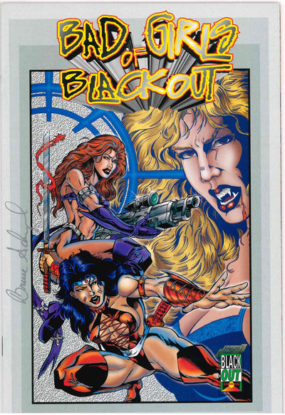 BAD GIRLS OF BLACKOUT (1995) ANNUAL #1 - SIGNED WITH COA