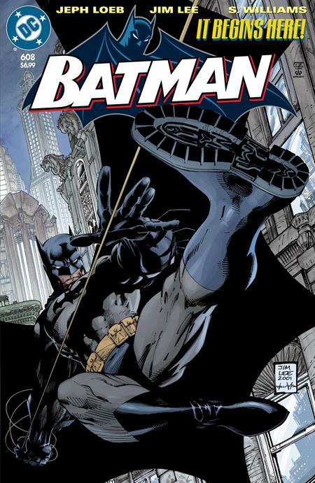 BATMAN (1940) #608 FACSIMILE EDITION (2024) CVR B JIM LEE FOIL VAR