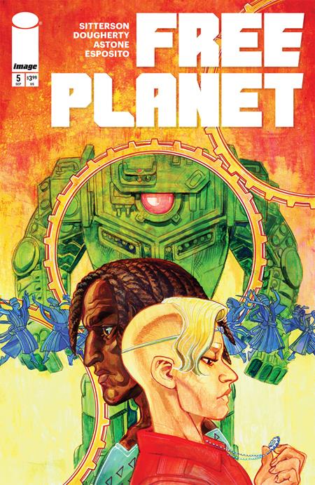 FREE PLANET (2025) #5 CVR B JED DOUGHERTY GREEN