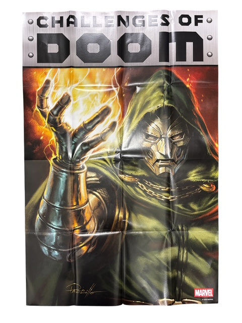CHALLENGES OF DOOM BY LUCIO PARRILLO FOLDED PROMO POSTER