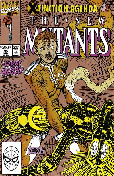NEW MUTANTS (1983) #95 GOLD SECOND PRINTING
