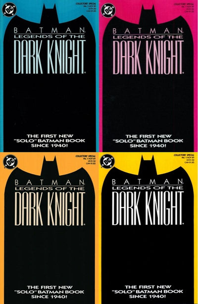 BATMAN LEGENDS OF THE DARK KNIGHT (1989) #1 (SET OF FOUR)