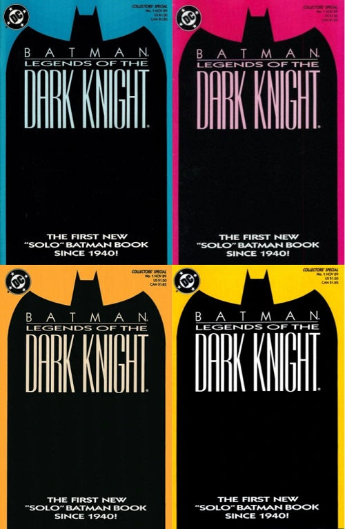 BATMAN LEGENDS OF THE DARK KNIGHT (1989) #1 (SET OF FOUR)