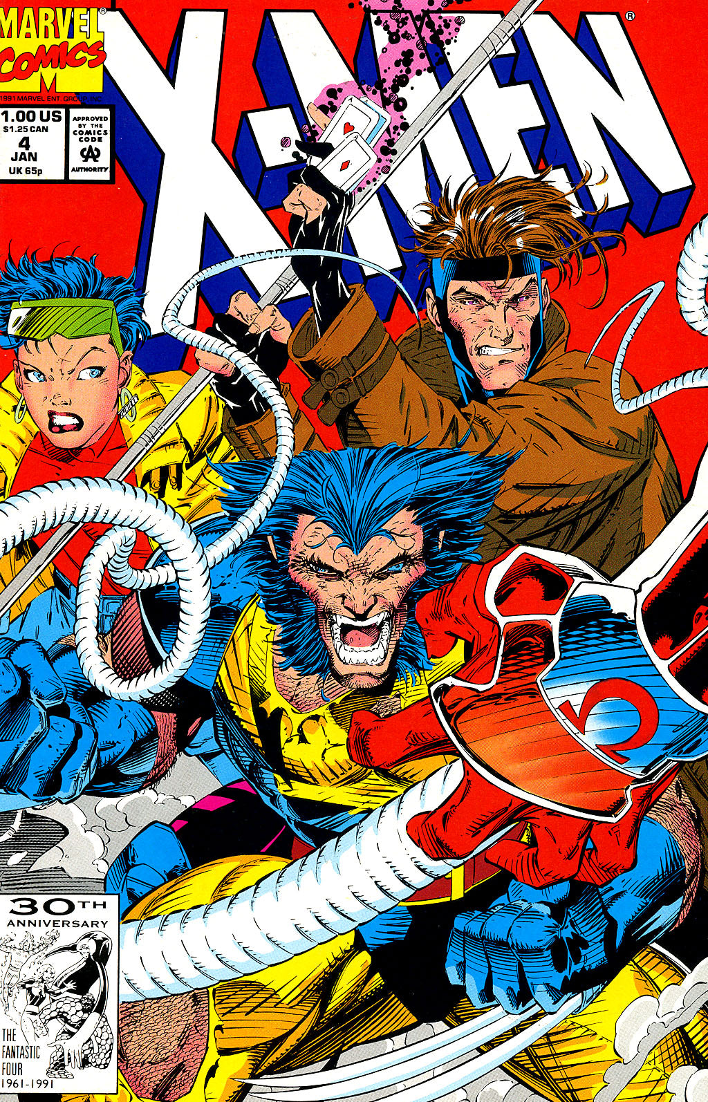 X-MEN VOL 2 (1991) #4 (1ST APP OMEGA RED)