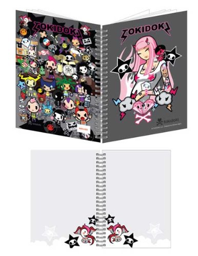 TOKIDOKI HELL ROCK GRAY A5 NOTEBOOK