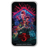 STRANGER THINGS - SEASON 3 POSTER 2026 1oz SILVER COLOURED RECTANGULAR COIN