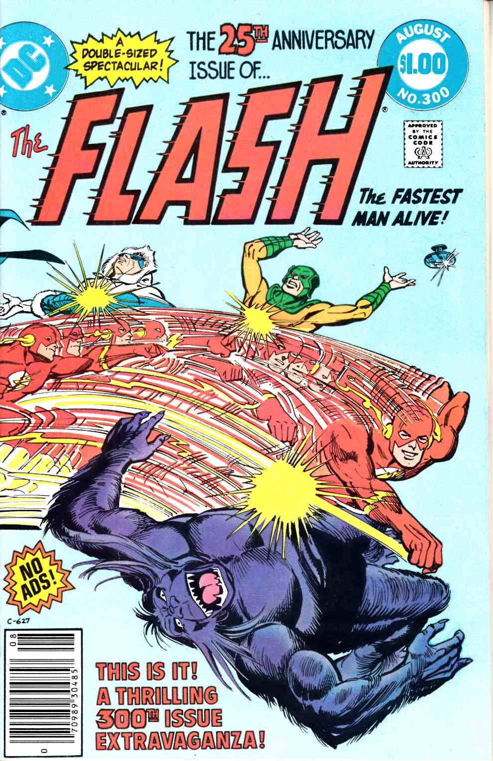 FLASH (1959) #300 NEWSSTAND ED