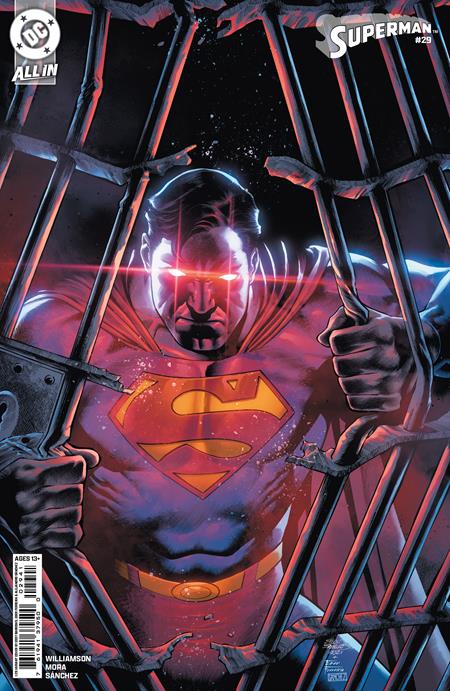 SUPERMAN (2023) #29 CVR F INC 1:25 EDDY BARROWS CARD STOCK VAR