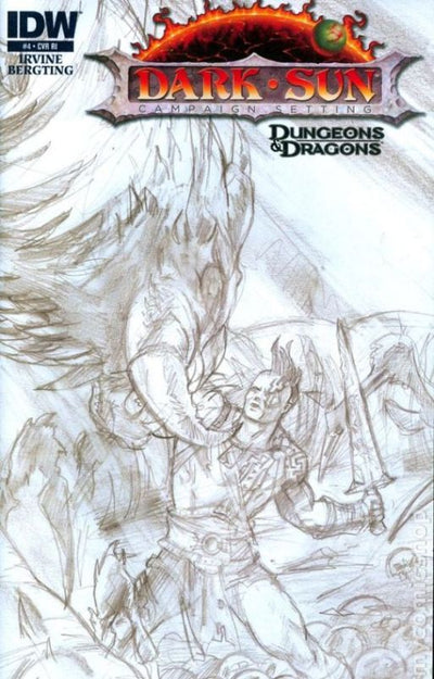 DUNGEONS & DRAGONS DARK SUN #4 10 COPY INCV