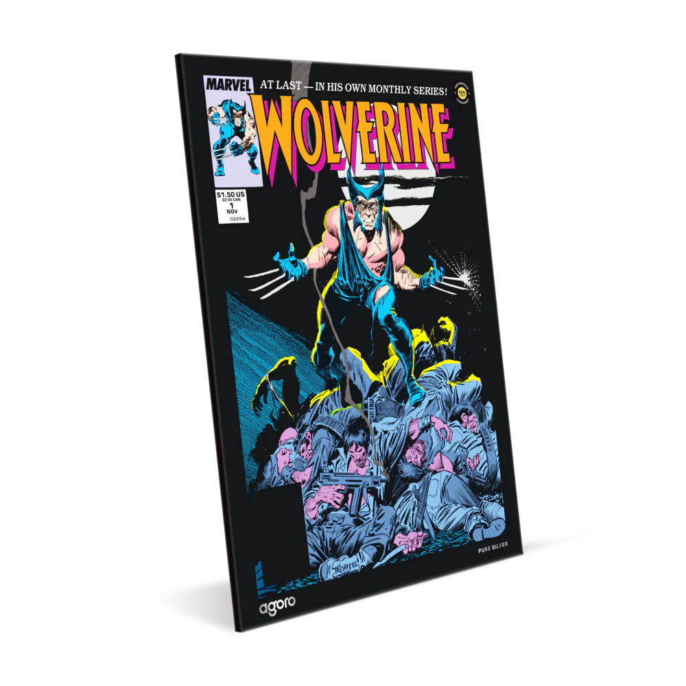 MARVEL WOLVERINE COMIC COVERS - WOLVERINE #1 1oz SILVER FOIL (LIMIT ONE PER CUSTOMER)