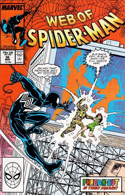 WEB OF SPIDER-MAN (1985) #36 - FIRST APPEARANCE TOMBSTONE (VF)