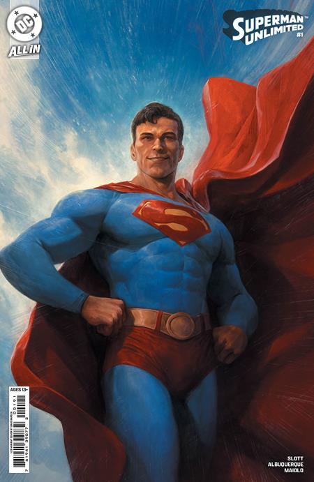 SUPERMAN UNLIMITED (2025) #1 CVR J INC 1:25 DAVE RAPOZA CARD STOCK VAR