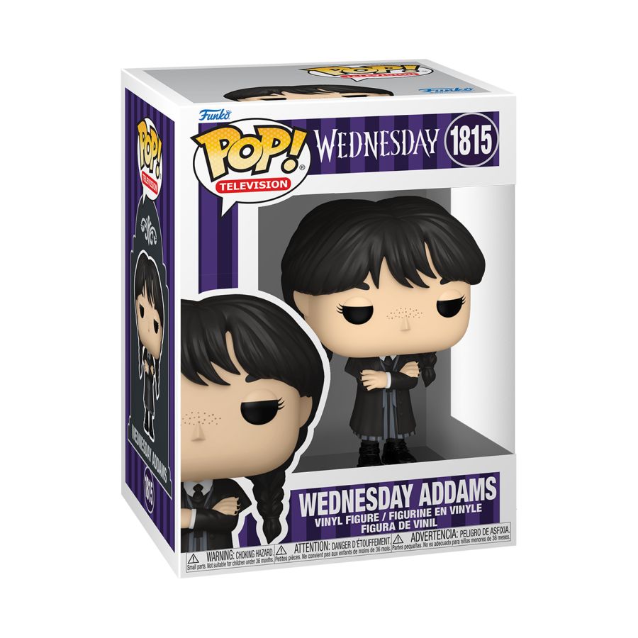 POP TV WEDNESDAY WEDNESDAY ADDAMS COAT VINLY FIG