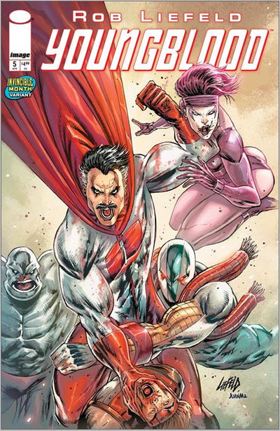 YOUNGBLOOD (2025) #5 CVR G ROB LIEFELD INVINCIBLE TEAM UP VAR