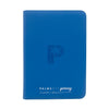 PALMS OFF GAMING COLLECTORS SERIES 9 POCKET BLUE ZIP TRADING CARD BINDER