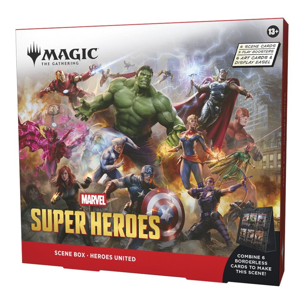MAGIC: THE GATHERING MARVEL SUPERHEROES HEROES UNITED SCENE BOX