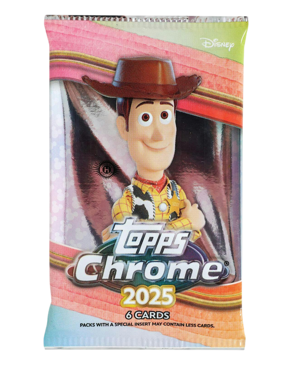 2025 TOPPS CHROME DISNEY HOBBY PACK