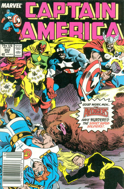CAPTAIN AMERICA (1968) #352 NEWSSTAND EDITION (FN)