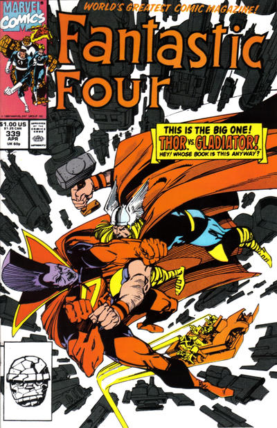 FANTASTIC FOUR (1961) #339 NEWSSTAND EDITION (FN/VF)