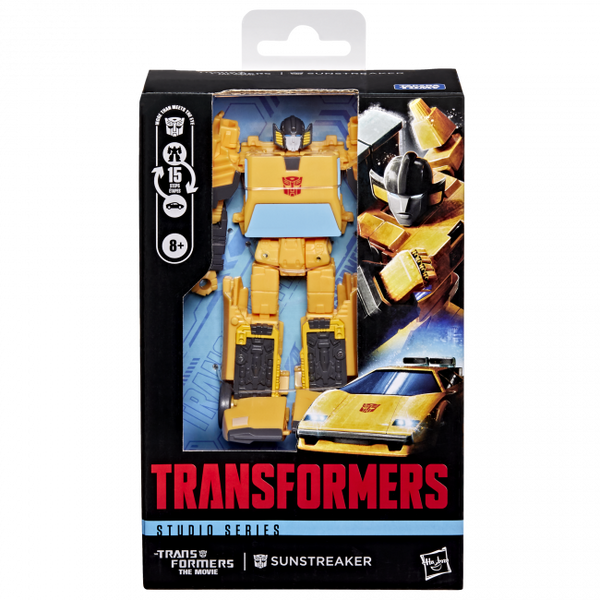 TRANSFORMERS STUDIO SERIES TRANSFORMERS THE MOVIE DELUXE CLASS SUNSTREAKER AF