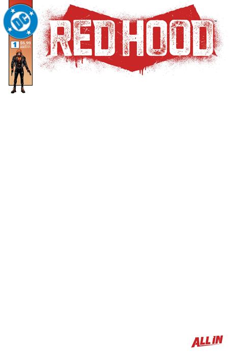 RED HOOD (2025) #1 CVR G BLANK CARD STOCK VAR (LIMIT 1 COPY PER CUSTOMER)