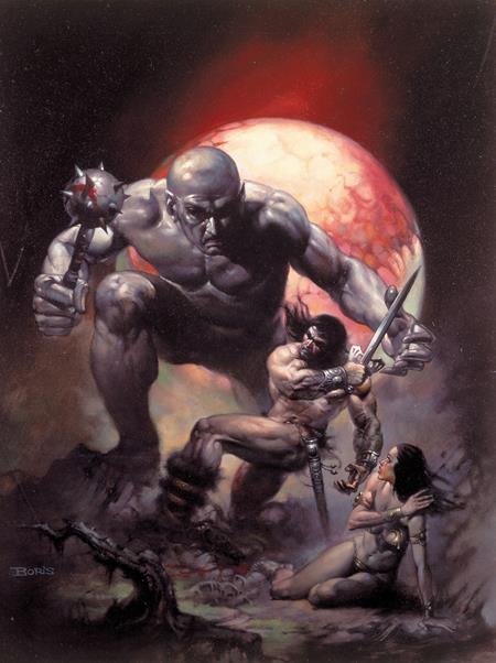 SAVAGE SWORD OF CONAN REFORGED (2025) #2 CVR D BORIS VALLEJO VIRGIN VAR
