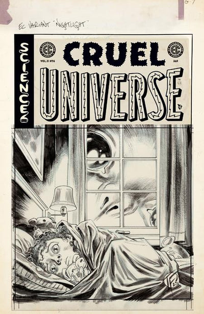 EC CRUEL UNIVERSE 2 (2025) #6 CVR D INC 1:20 TOM FOWLER B&W ARTIST EDITION VAR