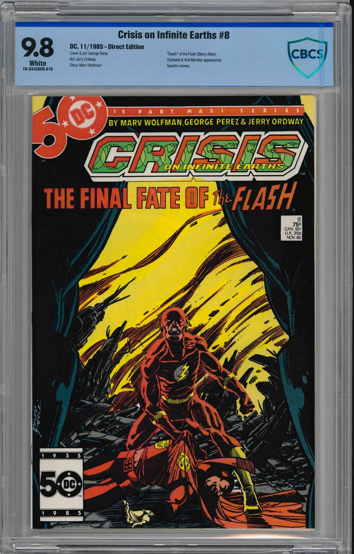 CBCS CRISIS ON INFINITE EARTHS (1985) #8 (9.8)
