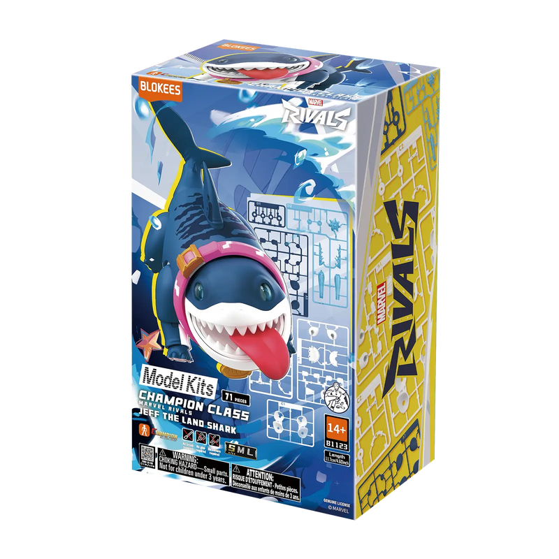 BLOKEES MARVEL RIVALS CHAMPION CLASS JEFF THE LAND SHARK MODEL