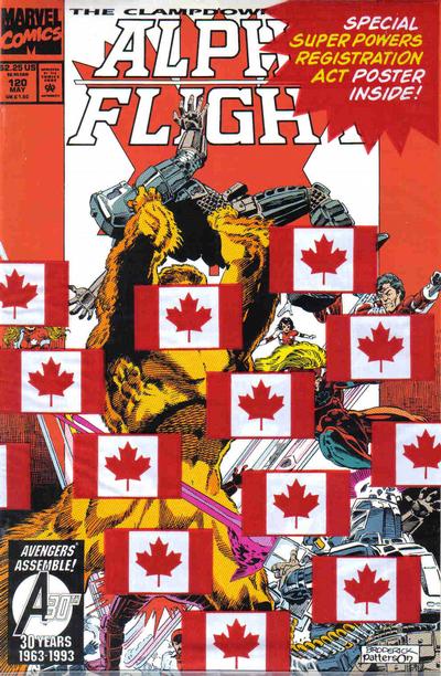 ALPHA FLIGHT (1983) #120 - NO POLYBAG, WITH POSTER