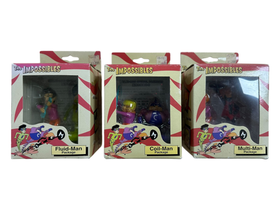 1998 HANNA BARBERA THE IMPOSSIBLES - SET OF 3