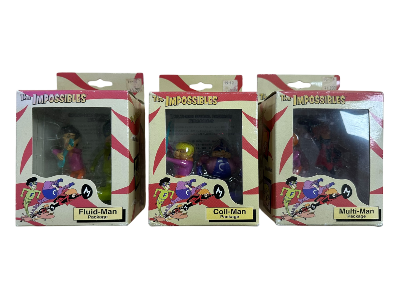 1998 HANNA BARBERA THE IMPOSSIBLES - SET OF 3