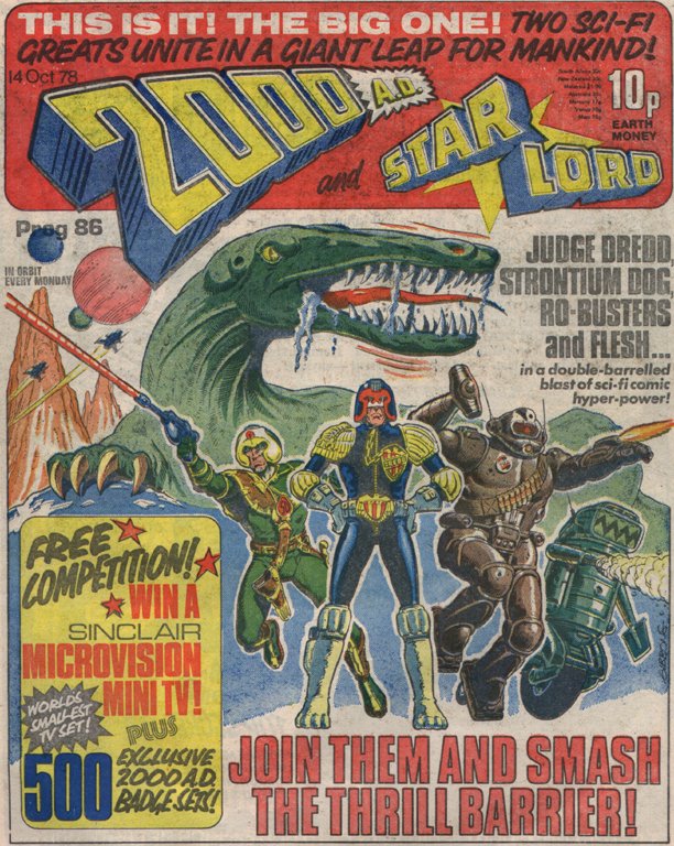2000 AD (1977) #86 - FIRST APPEARANCE STRONTIUM DOG IN 2000 AD