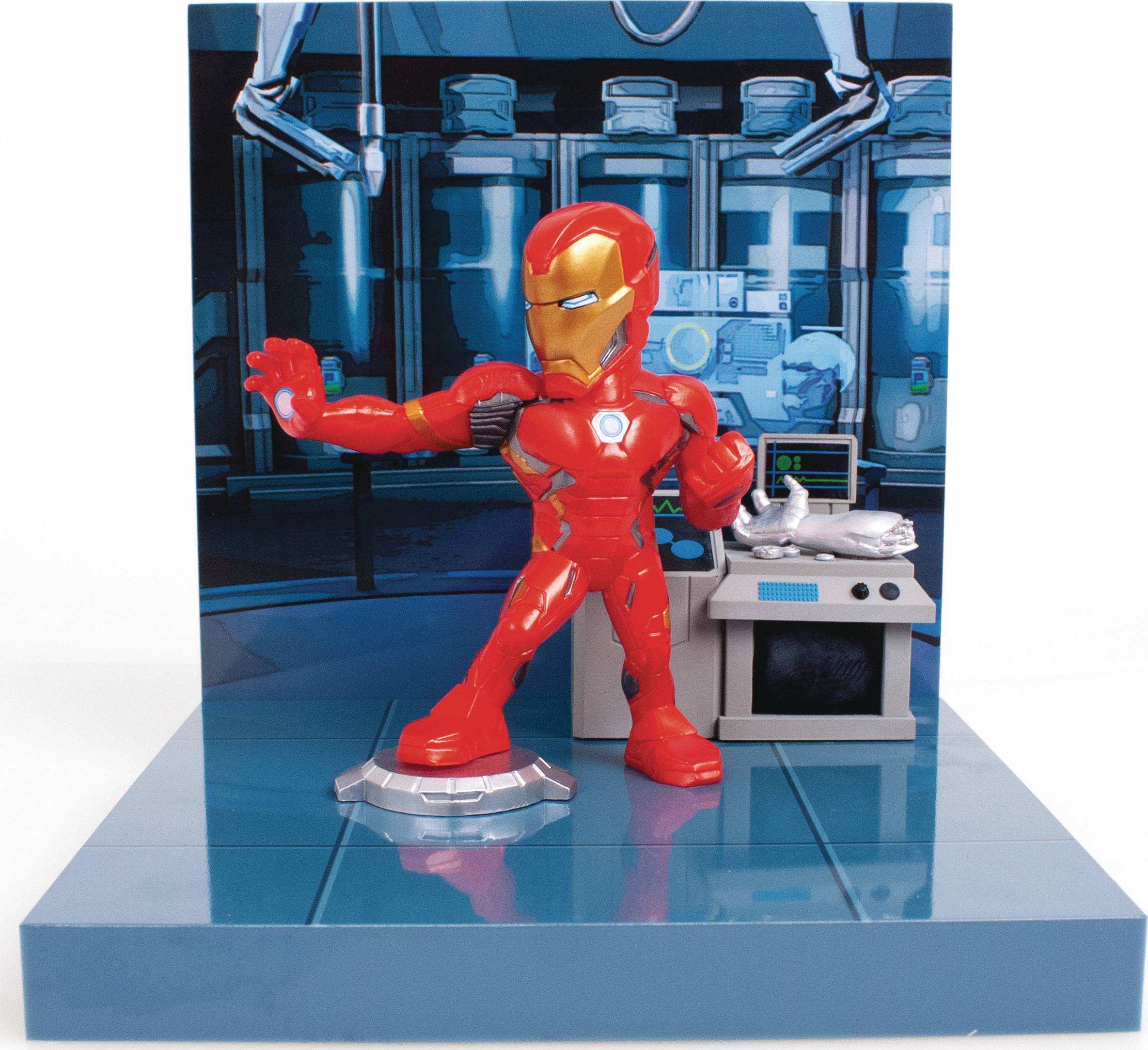 SUPERAMA MARVEL IRONMAN FIGURAL DIORAMA - BATTLE DAMAGED SEE NOTES