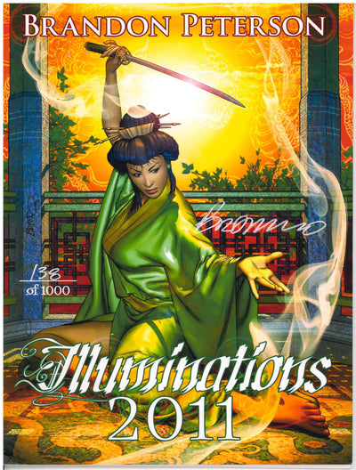 *SIGNED* BRANDON PETERSON ILLUMINATIONS SKETCHBOOK (2011) - LIMITED #138/1,000