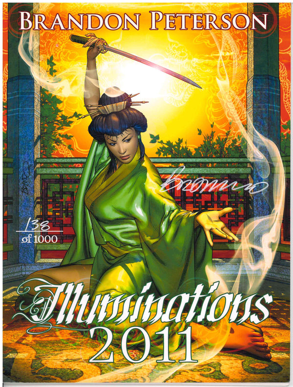 *SIGNED* BRANDON PETERSON ILLUMINATIONS SKETCHBOOK (2011) - LIMITED #138/1,000