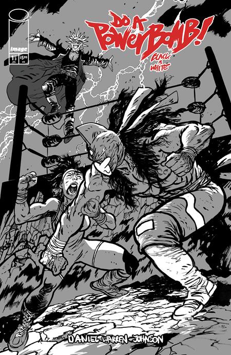 DO A POWERBOMB BLACK AND WHITE (2026) #1 CVR C DANIEL WARREN JOHNSON