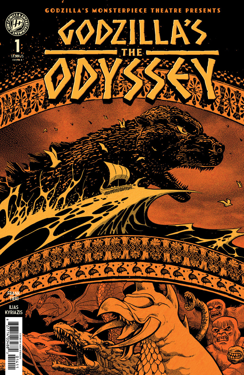 GODZILLAS MONSTERPIECE THEATRE PRESENTS GODZILLAS THE ODYSSEY (2026) #1 (ONE SHOT) CVR B KYRIAZIS