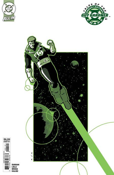 TALES OF THE GREEN LANTERN CORPS GUY GARDNER (2026) #1 (ONE SHOT) CVR B DAVID AJA CARD STOCK VAR
