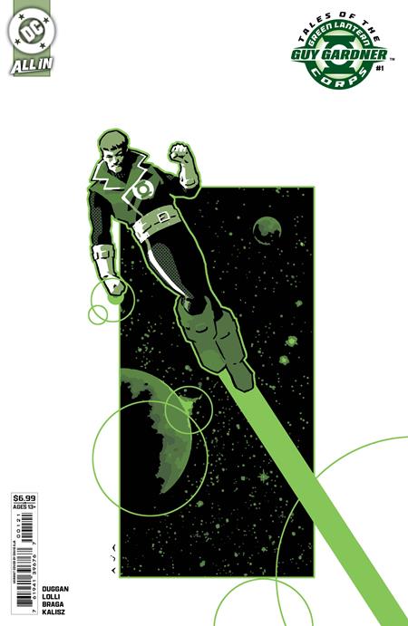 TALES OF THE GREEN LANTERN CORPS GUY GARDNER (2026) #1 (ONE SHOT) CVR B DAVID AJA CARD STOCK VAR