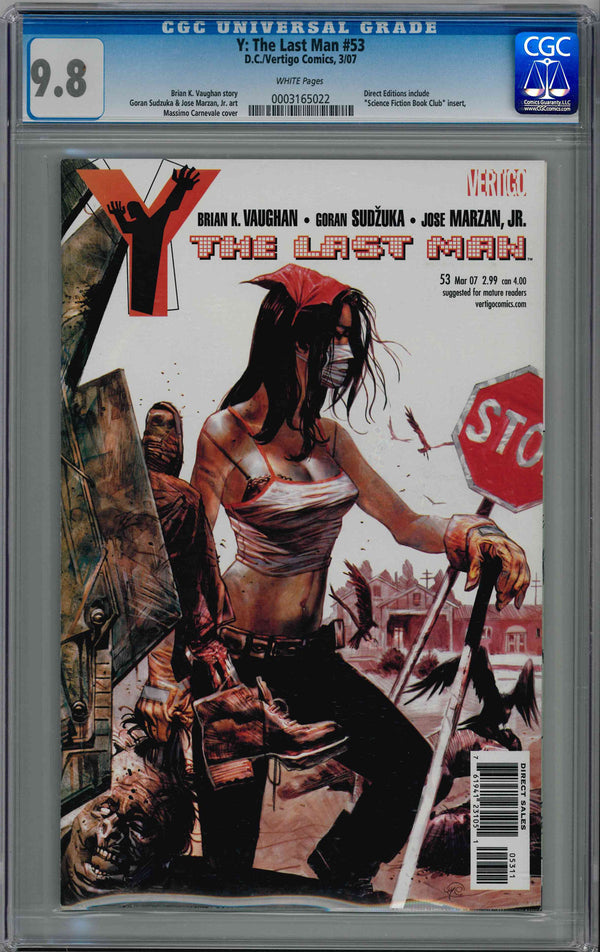 CGC Y: THE LAST MAN (2002) #53 (9.8)