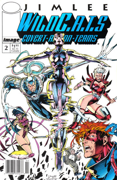 WILDCATS COVERT ACTION TEAMS (1992) #2 NEWSSTAND EDITION (VF)