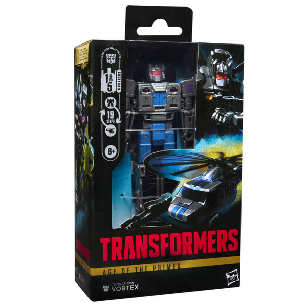 TRANSFORMERS AGE OF THE PRIMES DELUXE CLASS COMBATICON VORTEX AF