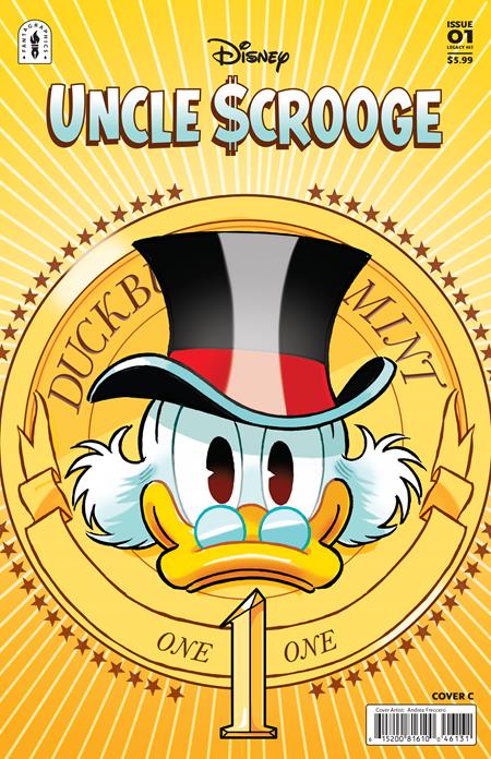 UNCLE SCROOGE FLINTHEART GLOMGOLDS SINISTER SECRET (2025) #1 CVR C ANDREA FRECCERO