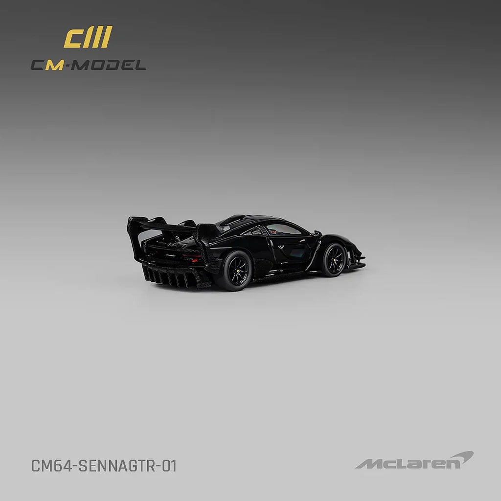 CM MODEL 1/64 MCLAREN SENNA GTR BLACK